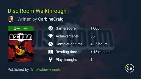 Disc Room Walkthrough