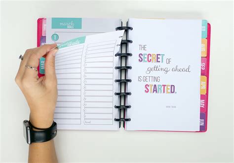 Discbound Planner Pages