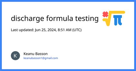 Discharge Math