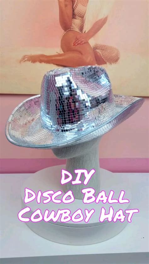 Disco Ball Hat Diy