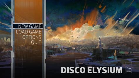 disco elysium main menu