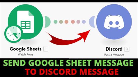 How to Send Discord Channel Message from Google Sheets Rows