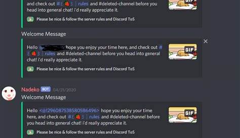 Discord Welcome Template