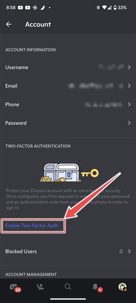 discord 2fa not sending code