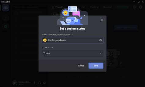Discord Custom Status Bug
