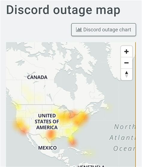 discord down detector outage map