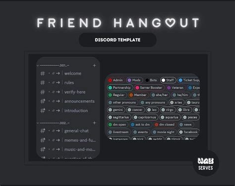 Discord Hangout Templates