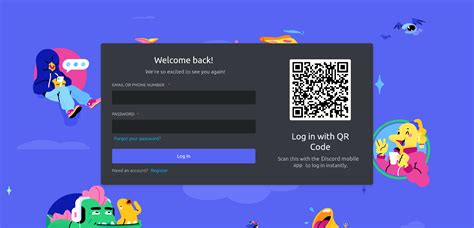 discord login page online status