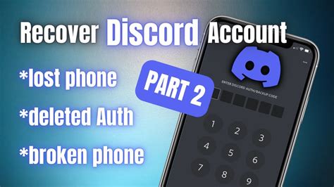 discord lost authenticator and backup codes