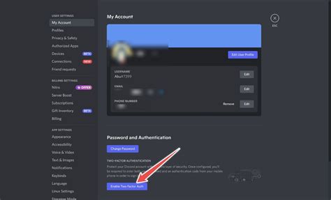 discord multi factor authentication