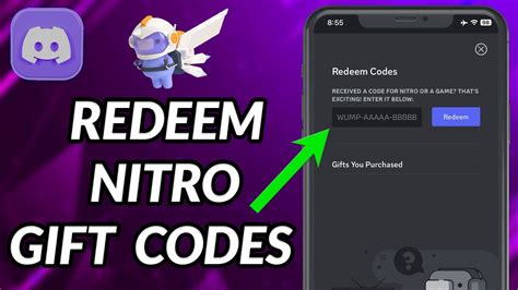 discord nitro redeem code mobile