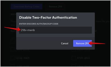discord security code not working