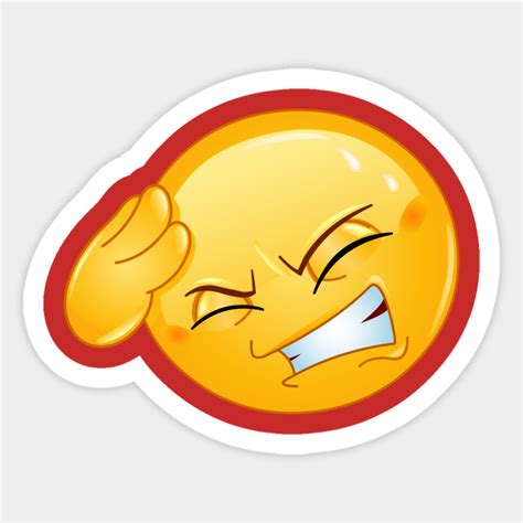 discord sticker minor headache emoji