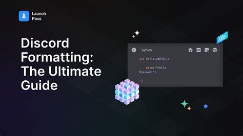 Discord String Formatting