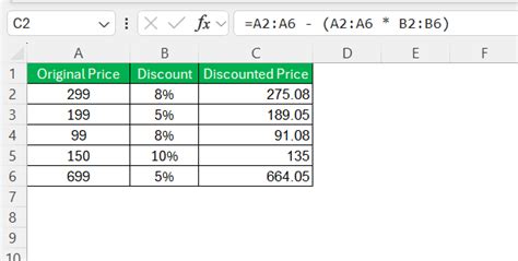 Excel Discount Calculator Tool