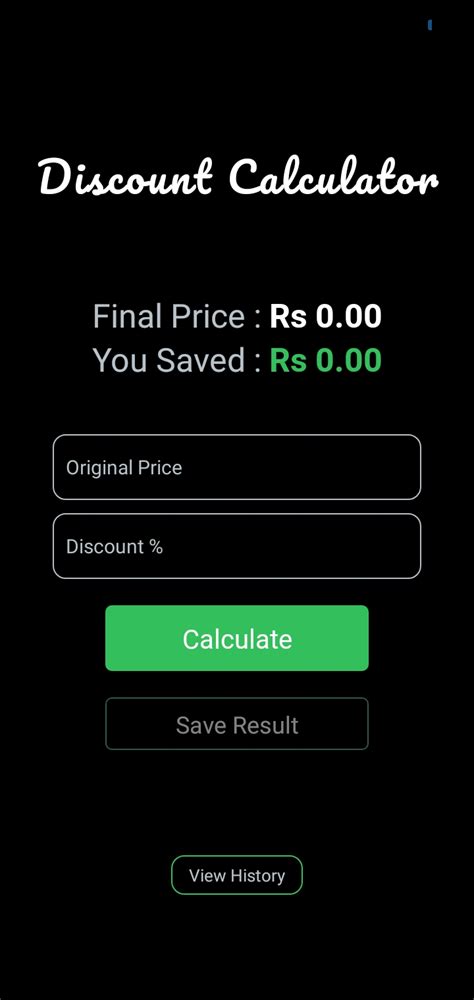 Discount Calculator In React Js
