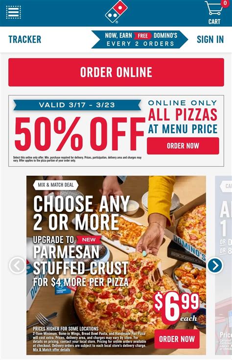 Discount Code For Dominos Online Order