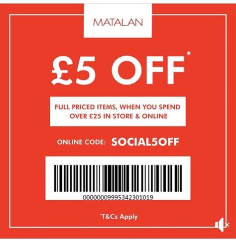 discount code for matalan online