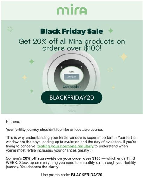 Discount Code For Mira Fertility