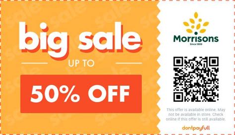 discount codes for morrisons