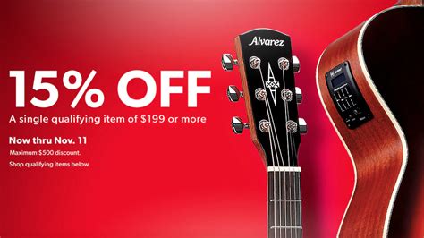 discount coupons for guitar center