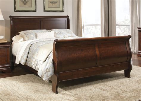 discount queen size bed frame   sleigh