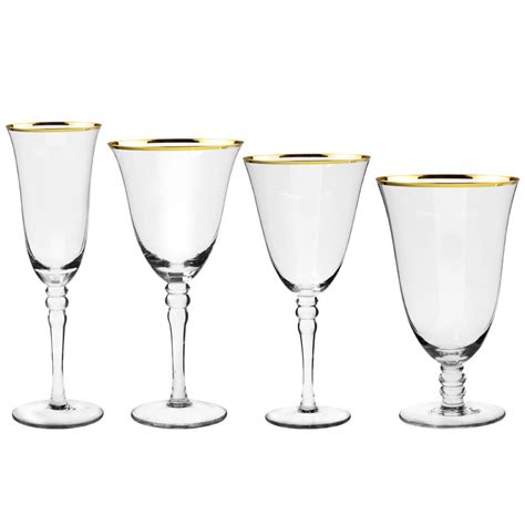 discount wine glasses gold suppliers