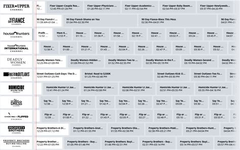 discovery plus channel schedule