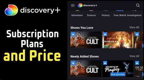 discovery plus official site subscription