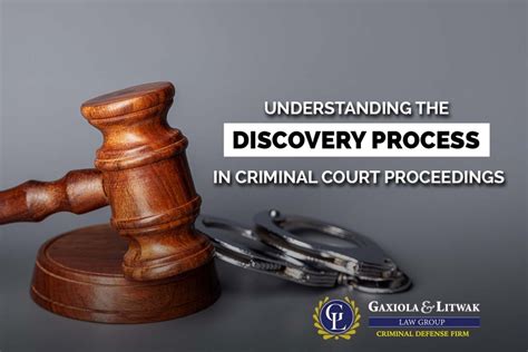 discovery process criminal case