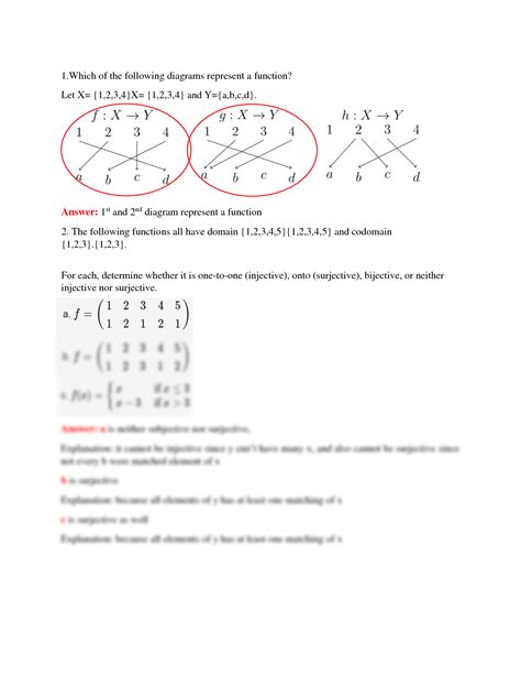 discrete math problems with answers