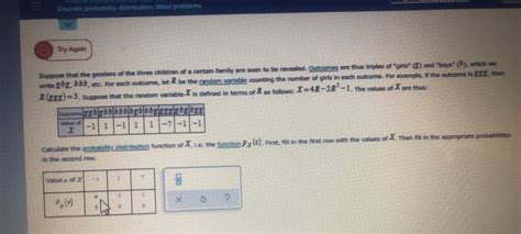 discrete probability distribution word problems