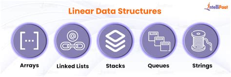 discuss all types of linear data structure with example