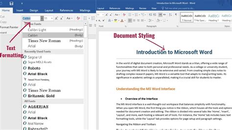 Discuss Briefly Editing And Formatting Of A Document
