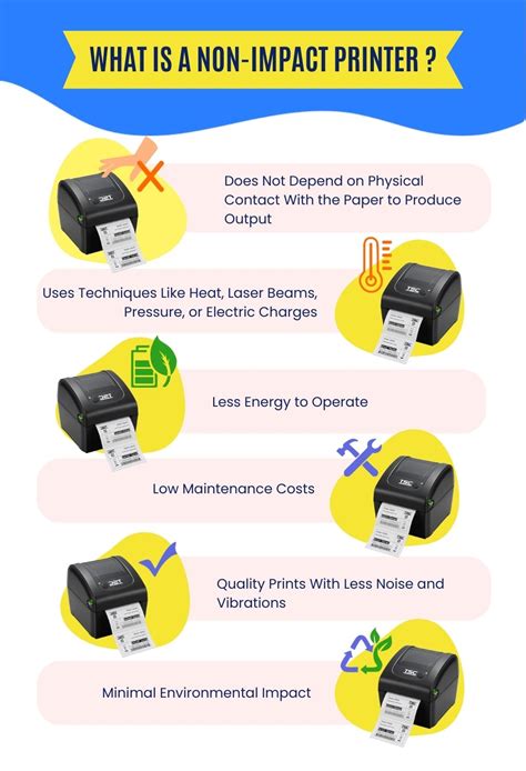 discuss impact and non impact printer with example