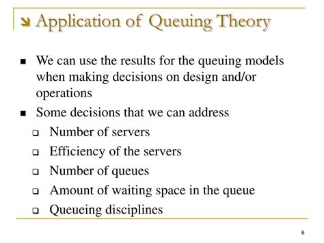 Discuss The Application Of Queuing Theory In Decision Making