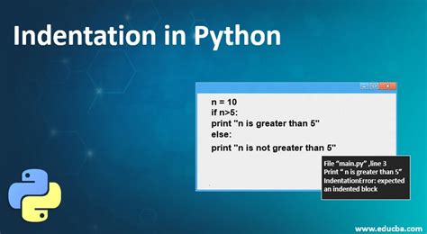 discuss the importance of indentation in python code