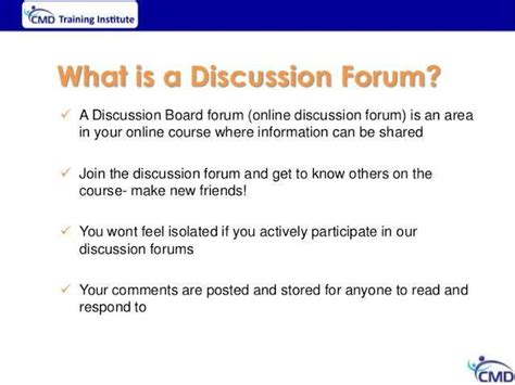 Discussion Forums Definition