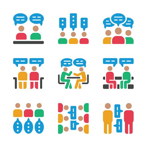 Discussion Icon Set