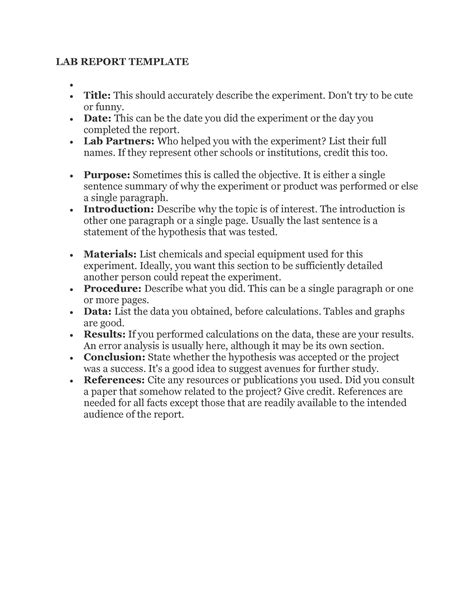 discussion of theory lab report example