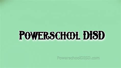 disd powerschool
