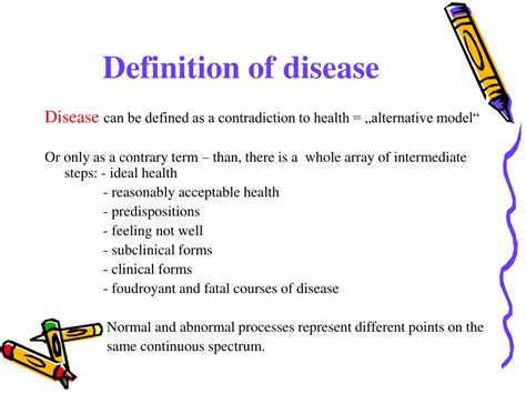 disease definition biology