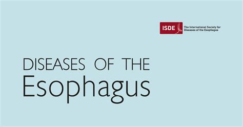 diseases of the esophagus oxford academic