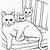 disegni da colorare cuccioli di gatto