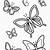 disegni da colorare farfalle primavera