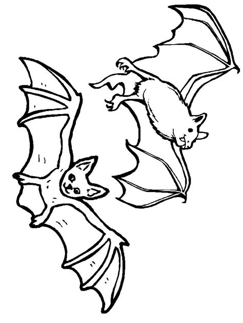 Disegni Pipistrelli da colorare — Mondo Bimbo