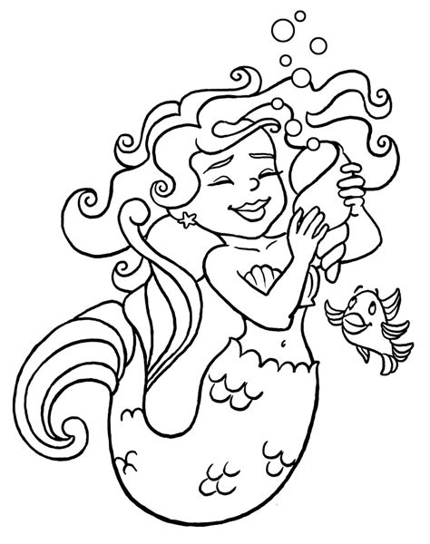 Disegno di Sirena Von Boo da colorare Disegni da
