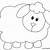disegni di pecorelle da colorare