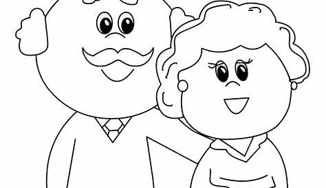 Disegni da colorare per la festa dei nonni - Mamma e Bambini