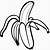 disegno di una banana da colorare